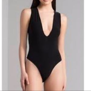 Victoria’s Secret black plunge bodysuit size xs